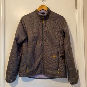 Gray and Purple Marvine Jacket by Big Agnes